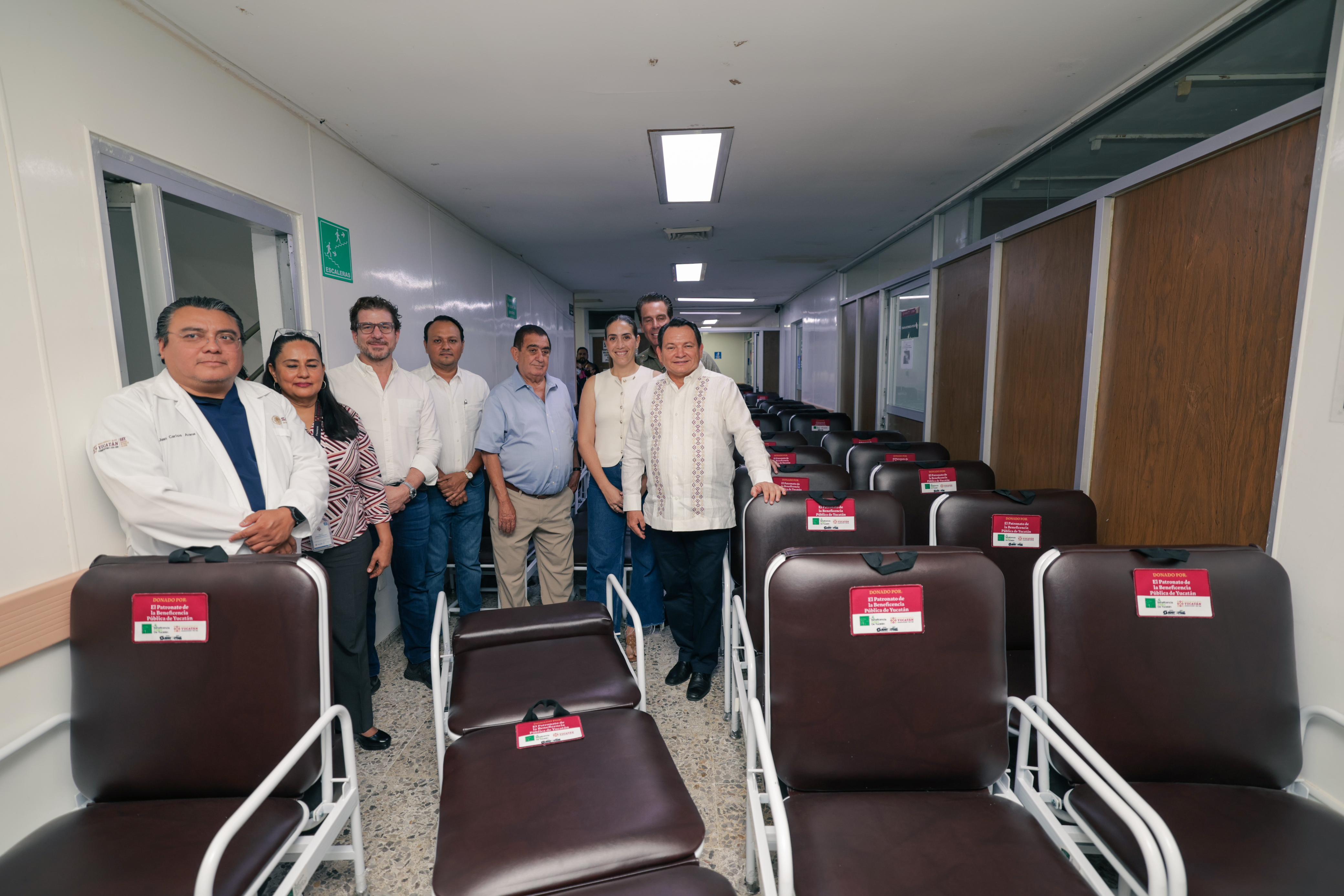 Dignifican espacios para acompañantes en el Hospital O’Horán