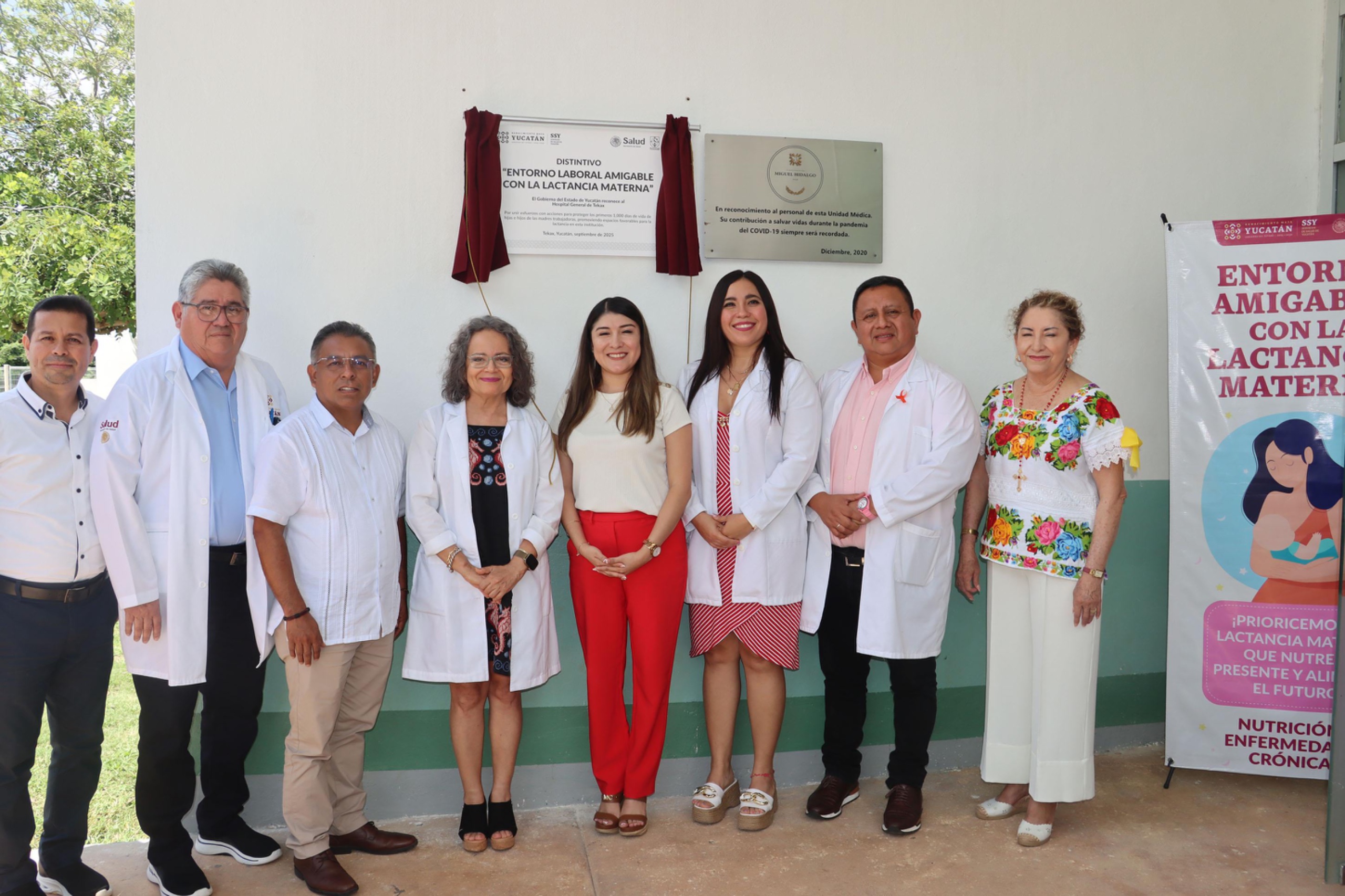 Hospital General de Tekax, ejemplo de entorno laboral amigable con la lactancia materna